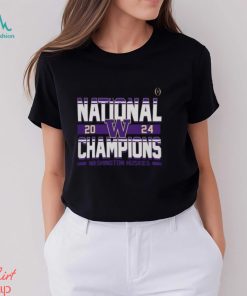 Washington Huskies Football College Football Playoff 2024 National Champions Shirts