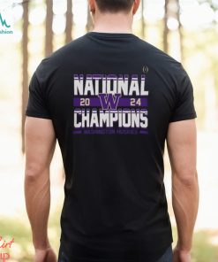 Washington Huskies Football College Football Playoff 2024 National Champions Shirts