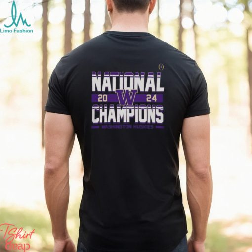 Washington Huskies Football College Football Playoff 2024 National Champions Shirts