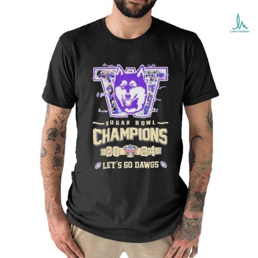 Washington Huskies Football Sugar Bowl Champions 2024 T Shirt