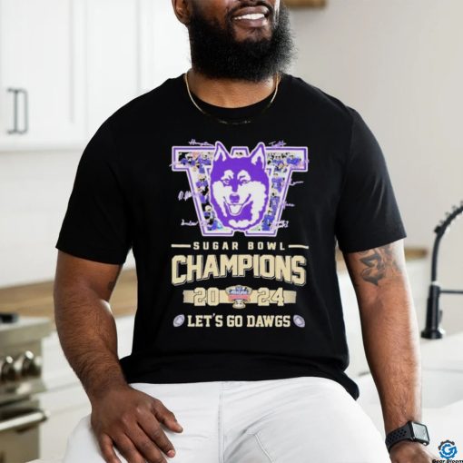 Washington Huskies Football Sugar Bowl Champions 2024 T Shirt