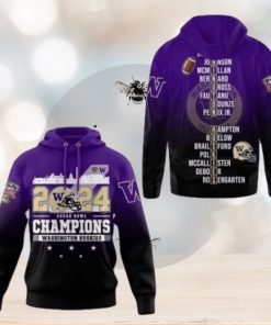 Washington Huskies Hoodie, 2024 Sugar Bowl Champions 3D Hoodie