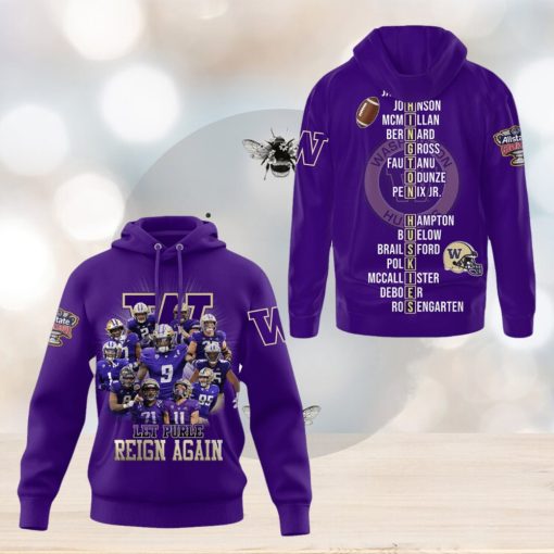 Washington Huskies Let Purple Reign Again Hoodie T Shirt