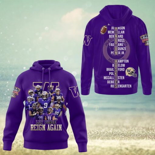 Washington Huskies Let Purple Reign Again Hoodie T Shirt