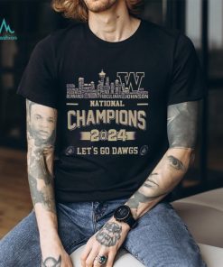 Washington Huskies Let’s Go Dawgs National Champions 2024 Shirt