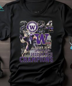 Washington Huskies Mascot 2023 2024 Sugar Bowl Champions T shirt