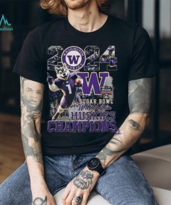Washington Huskies Mascot 2023 2024 Sugar Bowl Champions T shirt