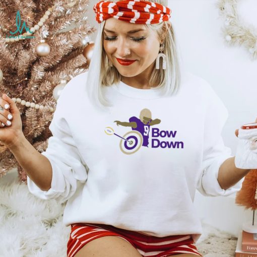 Washington Huskies Michael Penix Jr. bow down archer celly shirt