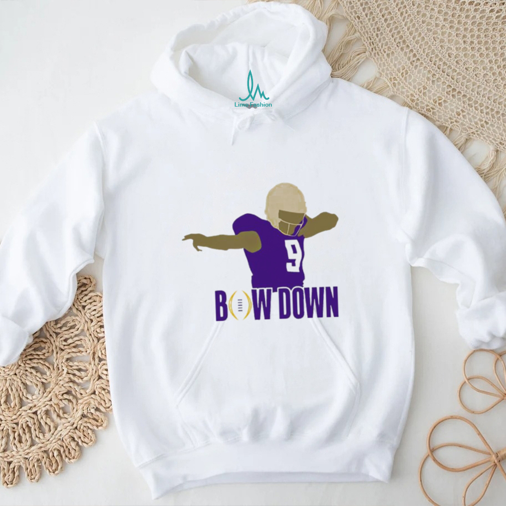 Washington Huskies Michael Penix Jr. bow down college football champions shirt Washington Huskies Michael Penix Jr. bow down college football champions shirt