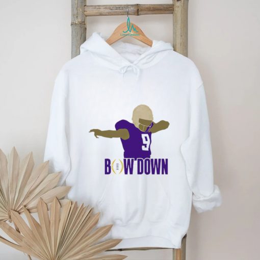 Washington Huskies Michael Penix Jr. bow down college football champions shirt