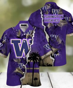 Washington Huskies NCAA Flower Hawaii Shirt And T shirt For Fans