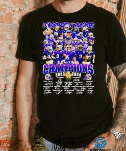Washington Huskies National Champions 2023 2024 signatures shirt