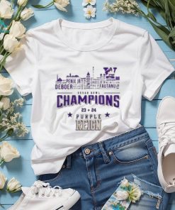 Washington Huskies Player Names Skyline 2024 Sugar Bowl Champions Purple Reign T Shirt