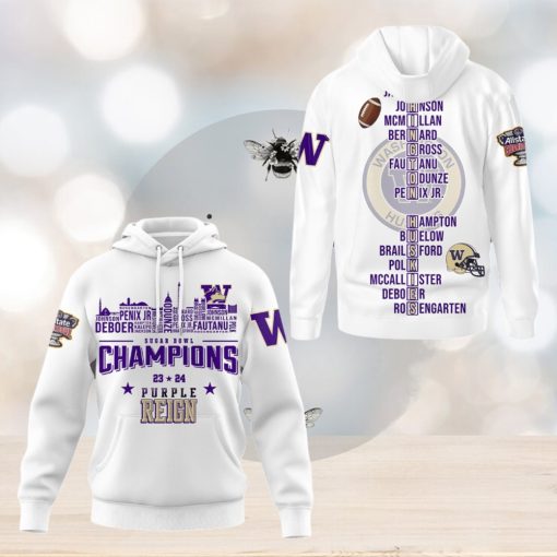 Washington Huskies Purple Reign 2024 Champions Hoodie T Shirt