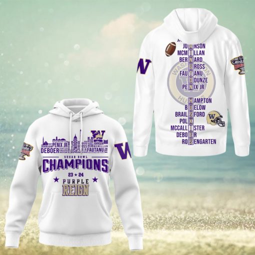 Washington Huskies Purple Reign 2024 Champions Hoodie T Shirt