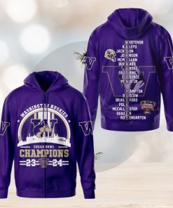 Washington Huskies Sugar Bowl Champions 23 24 3D Shirt
