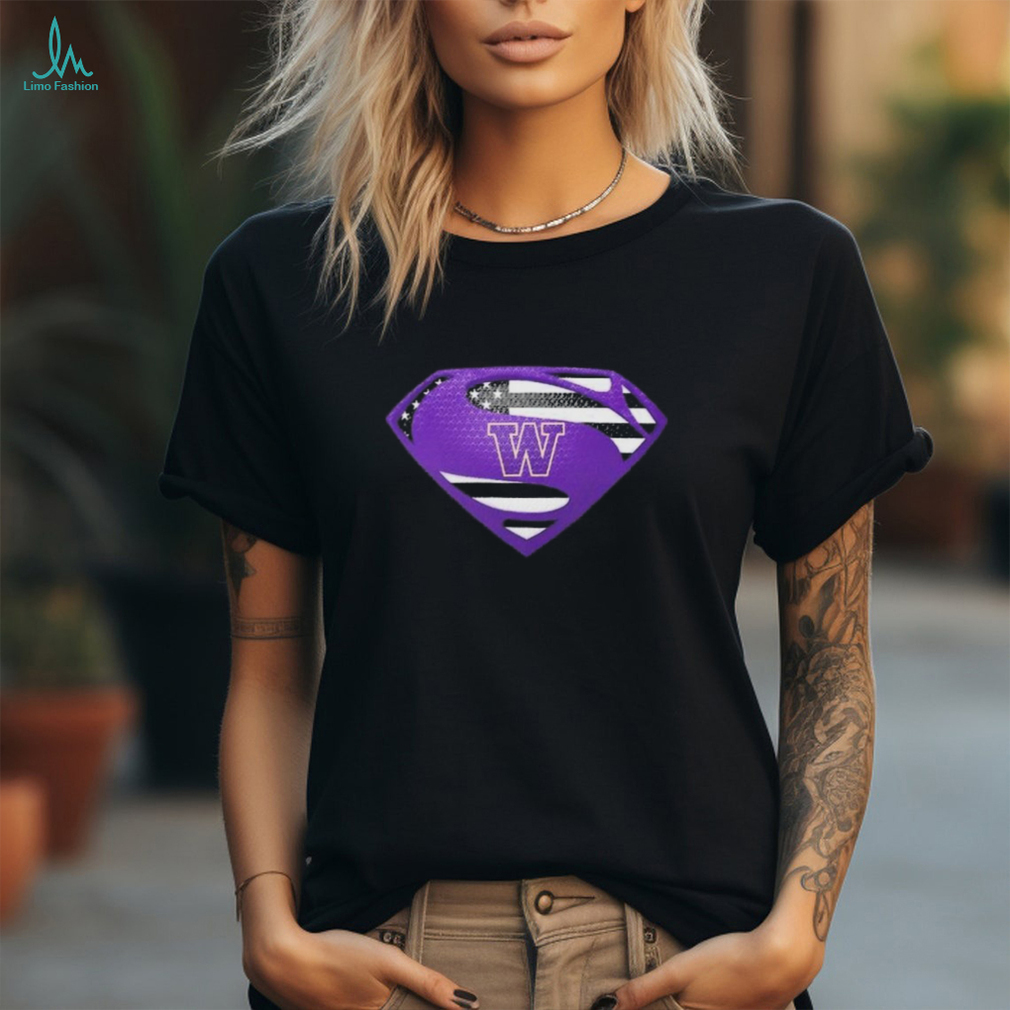 Washington Huskies Superman logo shirt Washington Huskies Superman logo shirt