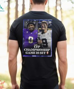 Washington Huskies Vs Michigan CFP Title On The Line CFP Championship Game Is Set Shirt