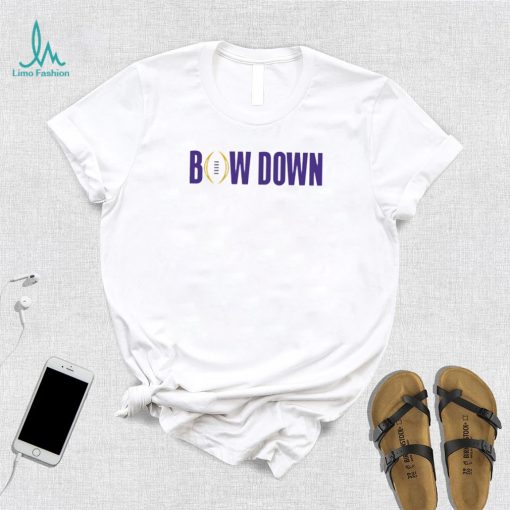 Washington Huskies bow down national championship shirt