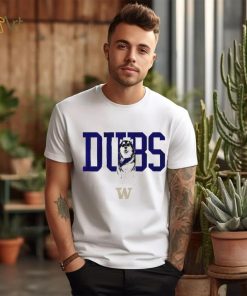 Washington Huskies dubs husky dog shirt