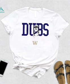 Washington Huskies dubs husky dog shirt