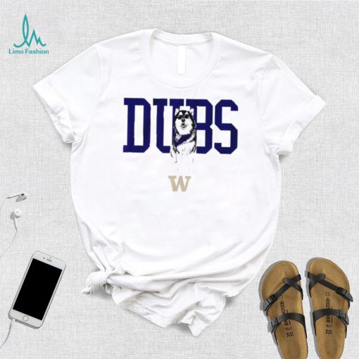 Washington Huskies dubs husky dog shirt