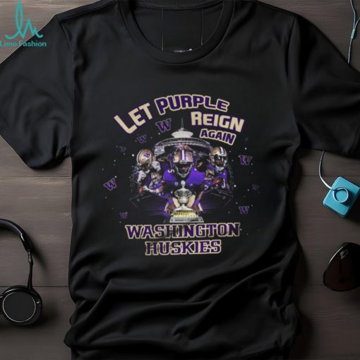 Washington Huskies let Purple Reign Again Fleece Tshirt