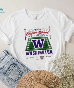 Washington Huskies sugar bowl champions New Orleans stadium shirt
