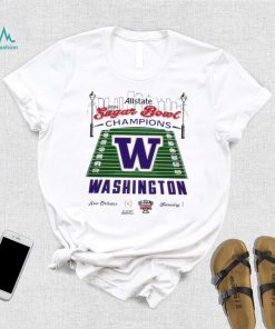Washington Huskies sugar bowl champions New Orleans stadium shirt