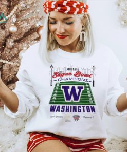 Washington Huskies sugar bowl champions New Orleans stadium shirt