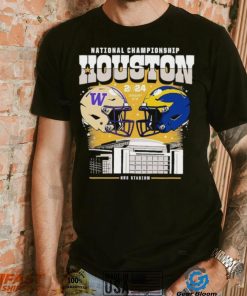 Washington Huskies vs Michigan Wolverines 2024 National Championship Game head to head shirt