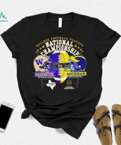 Washington Huskies vs Michigan Wolverines 2024 college football playoff national championship Houston Texas state head to head shirt