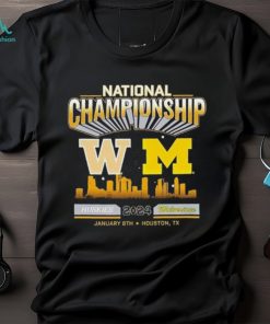 Washington Huskies vs Michigan Wolverines 2024 national championship T Shirt, hoodie, sweater, long sleeve and tank top Washington Huskies vs Michigan Wolverines 2024 national championship T Shirt