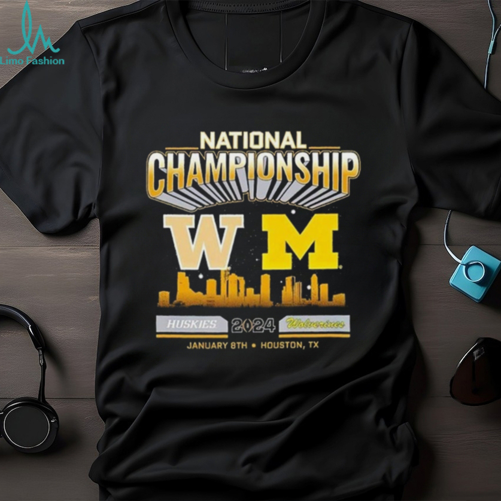 Washington Huskies vs Michigan Wolverines 2024 national championship T Shirt Washington Huskies vs Michigan Wolverines 2024 national championship T Shirt