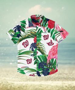 Washington Nationals Flamingo Hawaiian Shirt