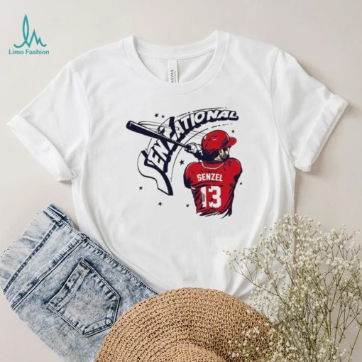Washington Nationals Nick Senzel Senzational 13 signature shirt