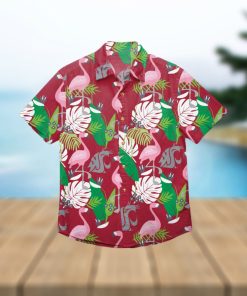 Washington State Cougars Floral Hawaiian Shirt