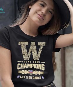 Washington Sugar Bowl Champions 2024 let’s go Dawgs shirt
