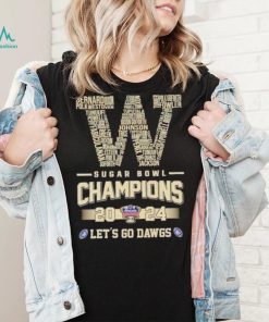 Washington Sugar Bowl Champions 2024 let’s go Dawgs shirt
