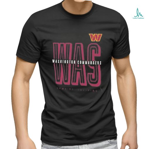 Washington commanders new era black scrimmage shirt
