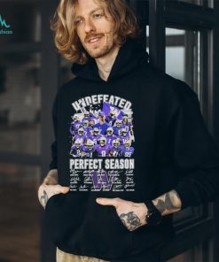Washington huskies undefeated perfect season signatures 2024 shirt