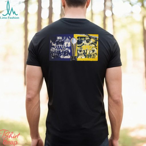 Washington’s offense vs. Michigan’s D The National Championship Game Monday T Shirt