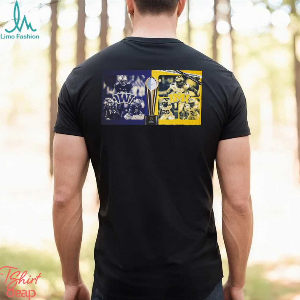 Washington’s offense vs. Michigan’s D The National Championship Game Monday T Shirt Washington’s offense vs. Michigan’s D The National Championship Game Monday T Shirt