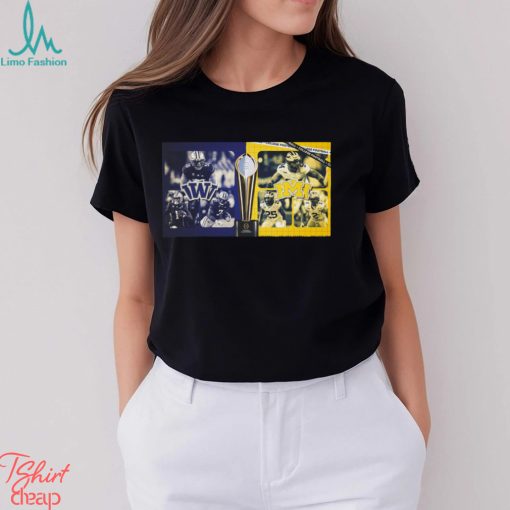 Washington’s offense vs. Michigan’s D The National Championship Game Monday T Shirt