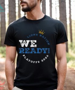 We Ready! 2024 Playoffs Black T Shirt