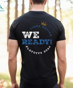 We Ready! 2024 Playoffs Black T Shirt