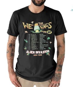 We The Kings Alien Tour 2024 shirt