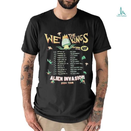 We The Kings Alien Tour 2024 shirt