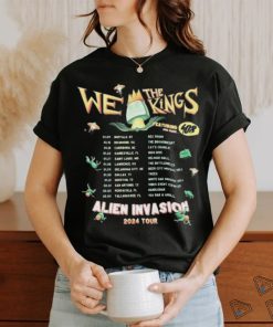 We The Kings Alien Tour 2024 shirt