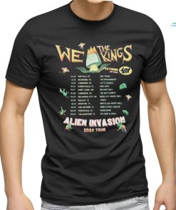We The Kings Alien Tour 2024 shirt